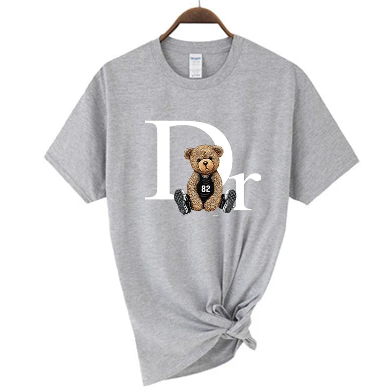 Casual Cute Print Tee Women - PickXee