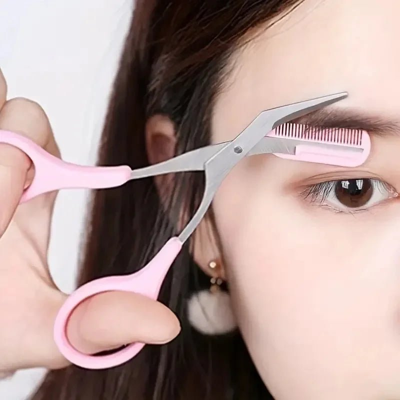 Eyebrow Razor and Scissors Set - PickXee