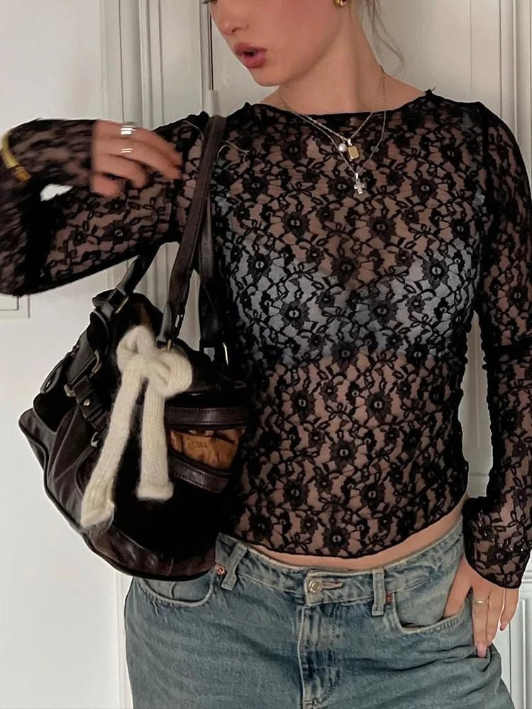 Women’s Bodycon Long Sleeve Top - PickXee