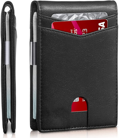 PU Leather Multiple Card Slots Anti-theft Wallet Card Holder