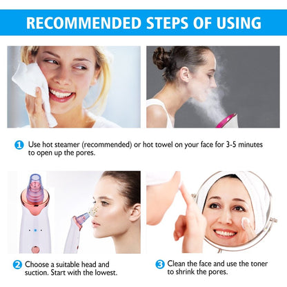 Blackhead Instrument Electric Suction Facial Washing Instrument Beauty Acne Cleaning Blackhead Suction Instrument