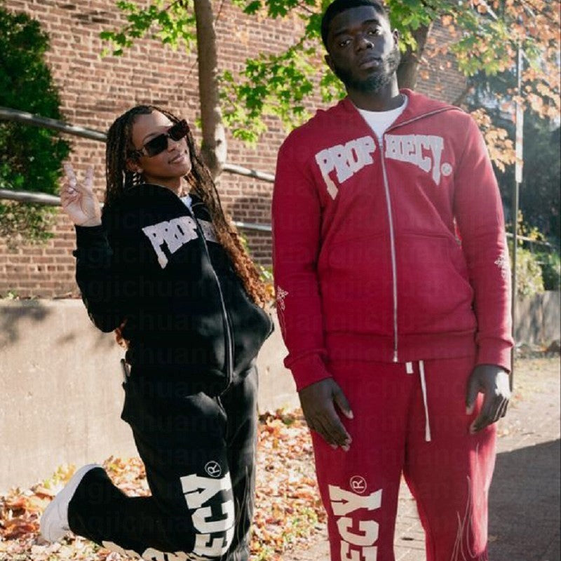 Hip Hop Sweatshirt Letter Pants