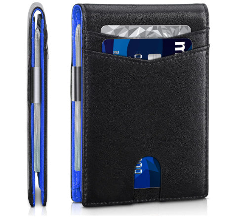 PU Leather Multiple Card Slots Anti-theft Wallet Card Holder