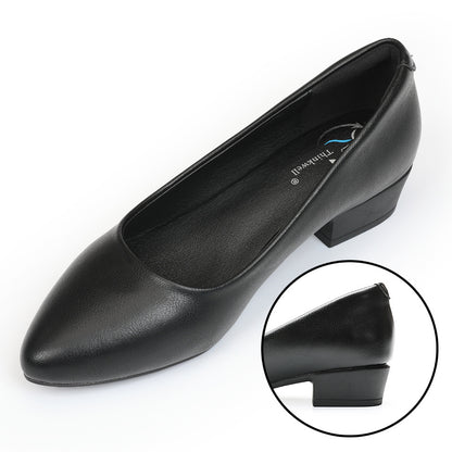 Mid-heeled Thick-heeled Single Shoes Professional Office Girl