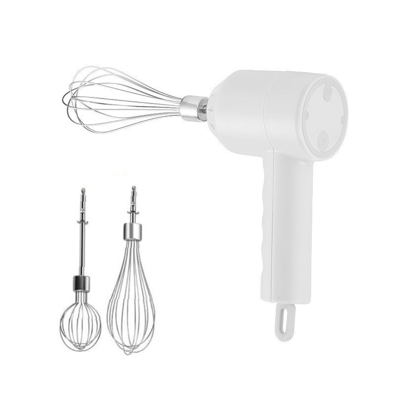 Portable Mini Wireless Electric Egg Beater HandHeld USB Rechargeable Food Mixer Milk Frother 3 Speed Cream Food Cake Mixer