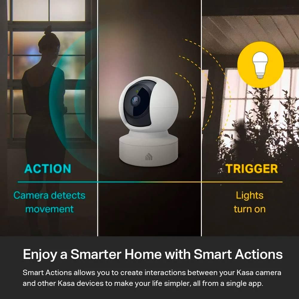 Kasa Indoor Pan/Tilt Smart Security Camera, 1080p HD