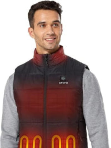 Heated Vest with Battery Pack