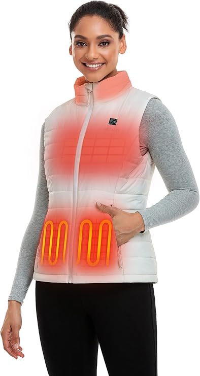 Heated Vest with Battery Pack