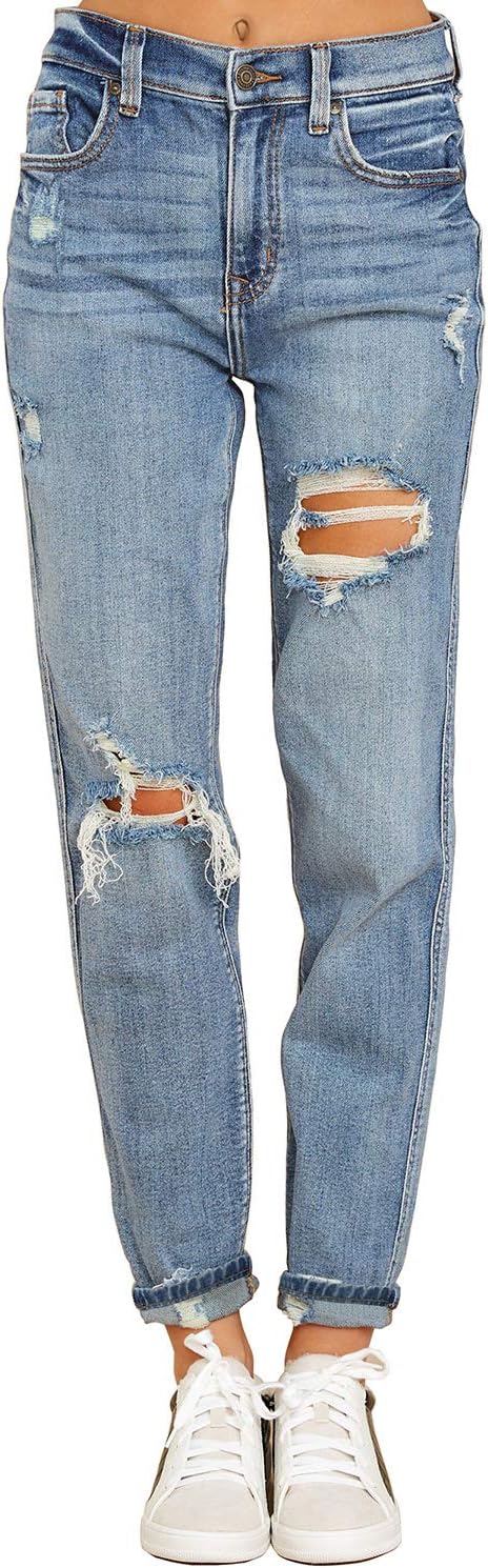 Lunamia Boyfriend Jeans for Women