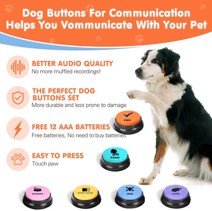 Dog Buttons for Communication, Talking Buttons for Dogs