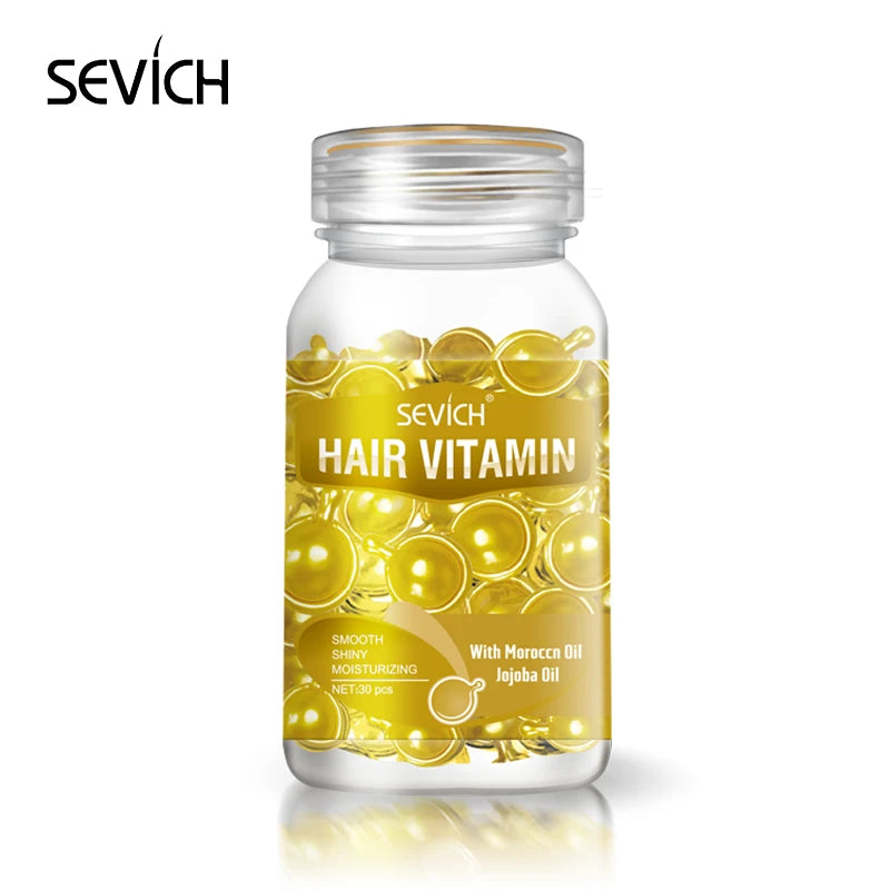 30pcs Anti-Hair Loss Keratin Vitamin Capsules