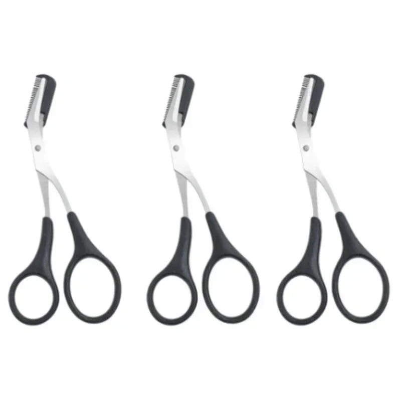 Precision Eyebrow Scissors with Comb for Perfect Shaping