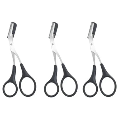 Precision Eyebrow Scissors with Comb for Perfect Shaping