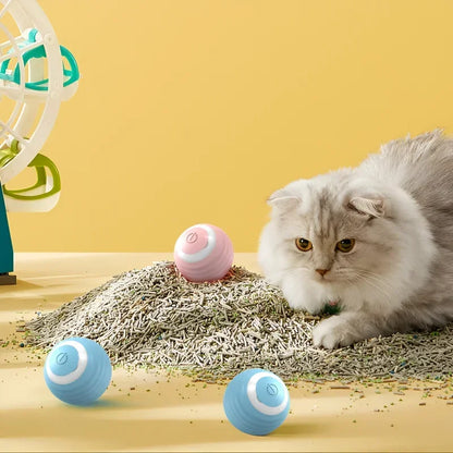 Smart Interactive Rolling Ball for Cats