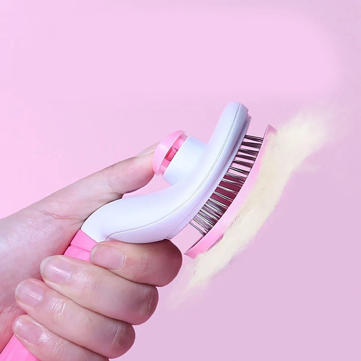 Automatic Hair Removal Pet Comb with Adjustable Needles