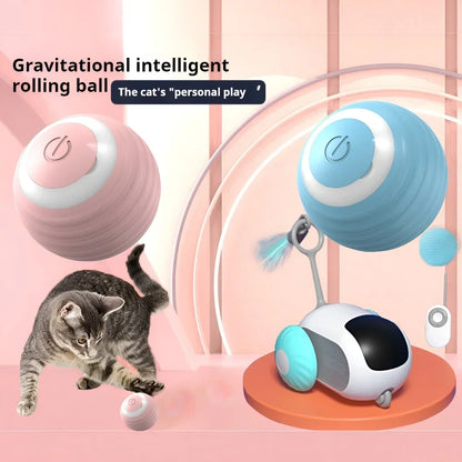 Smart Interactive Rolling Ball for Cats