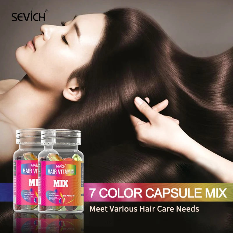 30pcs Anti-Hair Loss Keratin Vitamin Capsules