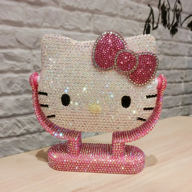 Hello Kitty Rhinestone Vanity Mirror – Cute & Stylish