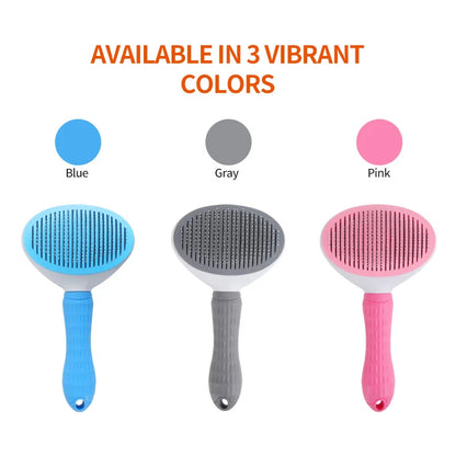 Automatic Hair Removal Pet Comb with Adjustable Needles