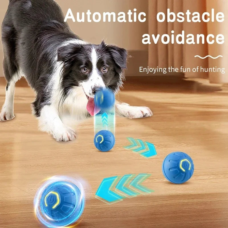 Smart Dog Toy Ball Electronic Interactive Pet Toy Moving Ball USB Automatic Moving Bouncing for Puppy Birthday Gift Cat Products