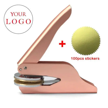 Embosser Stamp LOGO Customized Wedding Library Book Private Seals