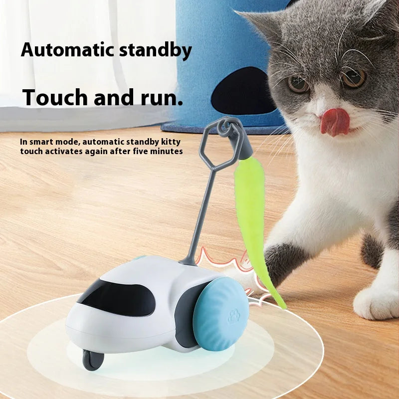 Remote-Controlled Smart Cat Toy Car – USB Rechargeable