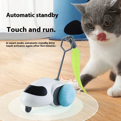 Remote-Controlled Smart Cat Toy Car – USB Rechargeable