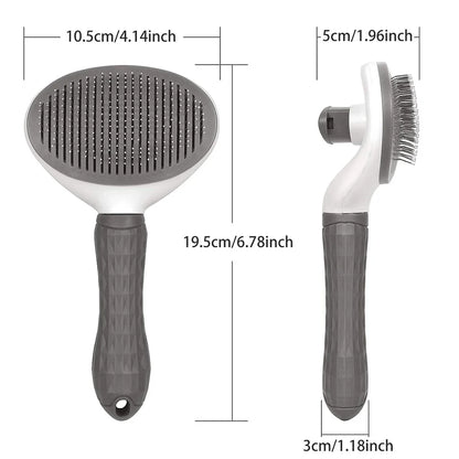 Automatic Hair Removal Pet Comb with Adjustable Needles