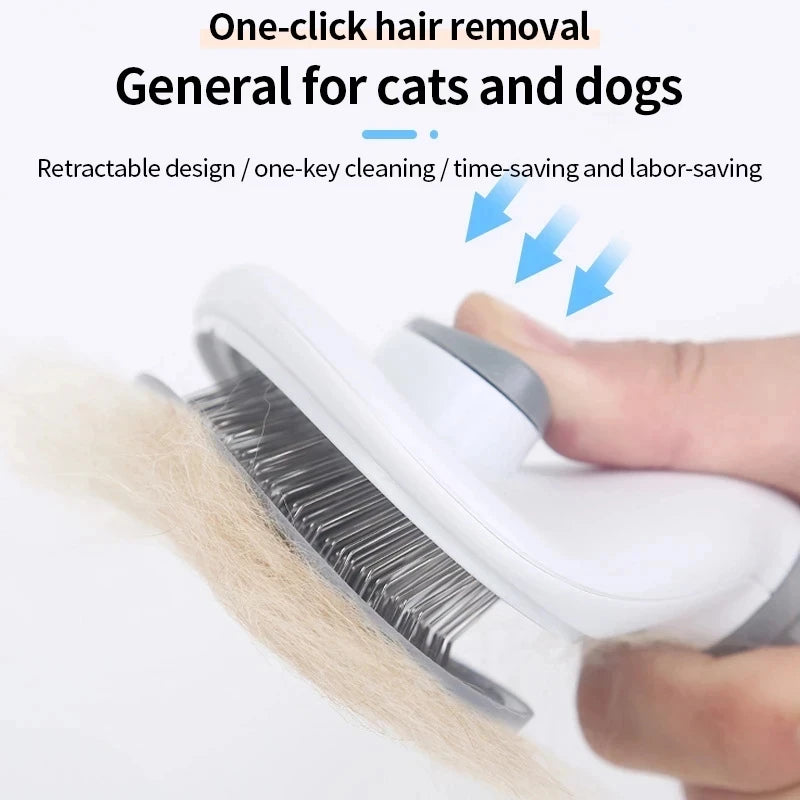 Pet Hairbrush - Dog Comb Grooming and Care Cat Brush