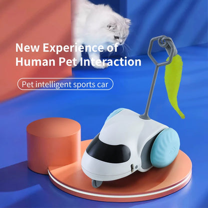 Remote-Controlled Smart Cat Toy Car – USB Rechargeable