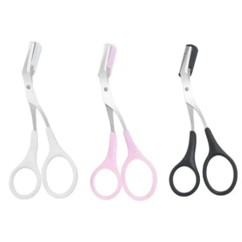 Precision Eyebrow Scissors with Comb for Perfect Shaping