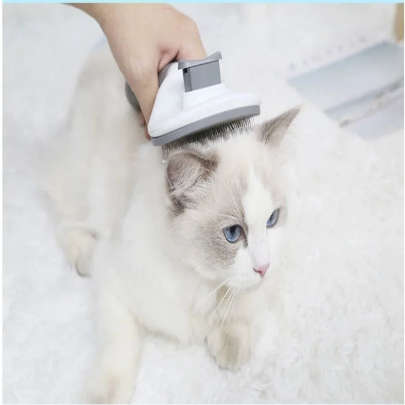 Automatic Hair Removal Pet Comb with Adjustable Needles