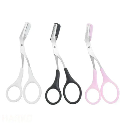 Precision Eyebrow Scissors with Comb for Perfect Shaping