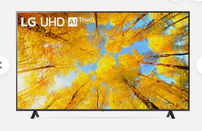 LG UQ7590PUB HDR 4K UHD Smart TV (2022) - Choose Size