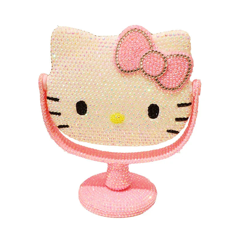 Hello Kitty Rhinestone Vanity Mirror – Cute & Stylish