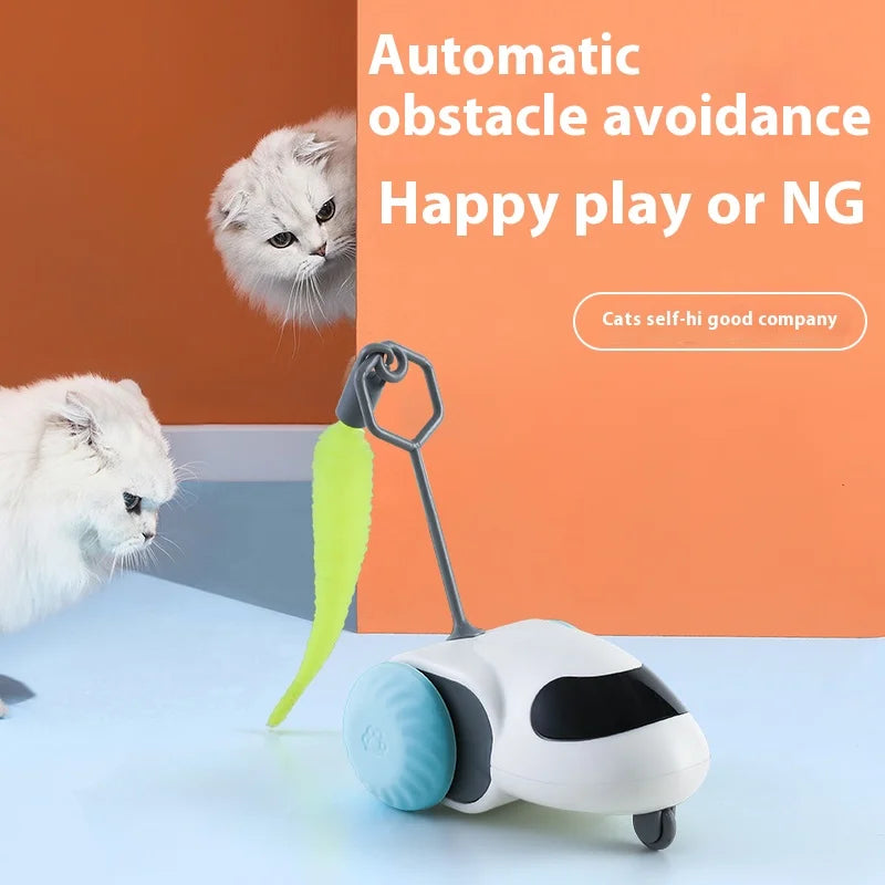 Remote-Controlled Smart Cat Toy Car – USB Rechargeable