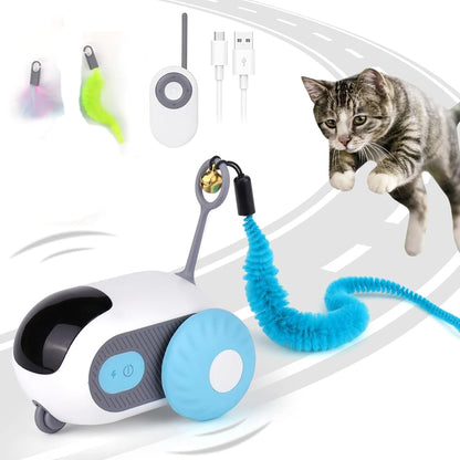 Smart 2-Mode Remote-Controlled Toy Car for Pets