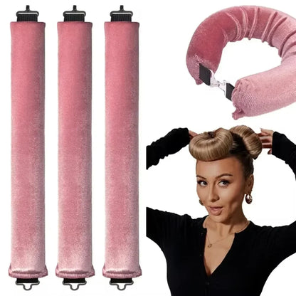 Heatless Hair Curler Set for Effortless Curls