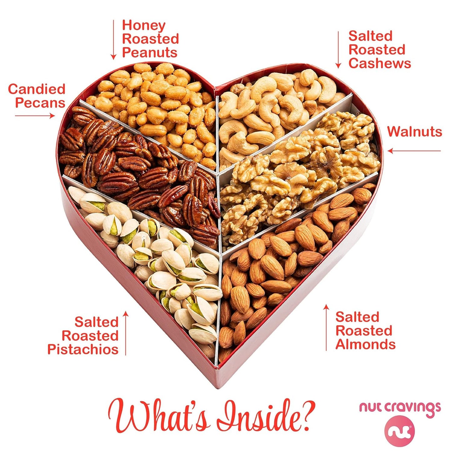 Valentine's Day Gift - NUT CRAVINGS Gourmet Collection and More