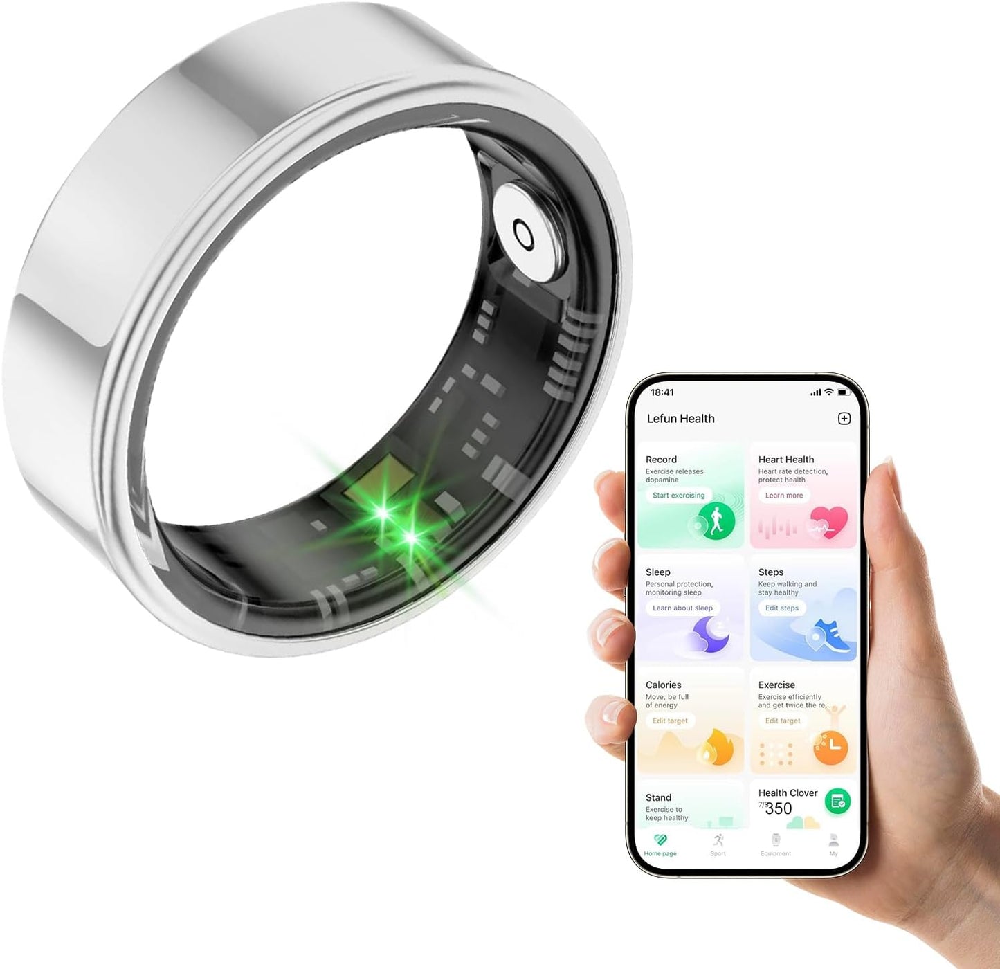 Vital Health Smart Ring, Health and Fitness Tracker