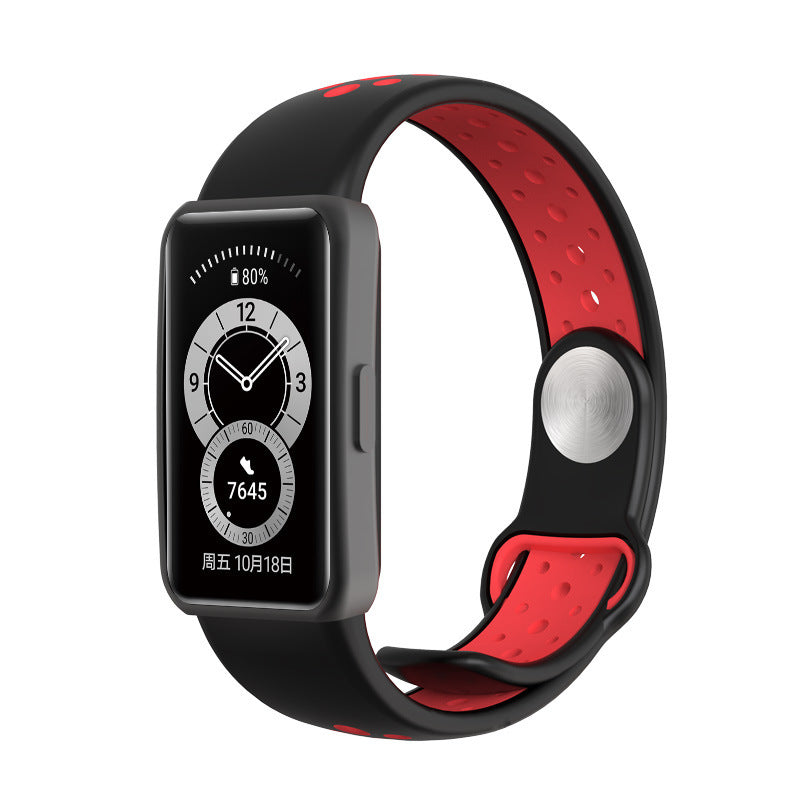 Two-color Smart Silicone Sports Bracelet Strap