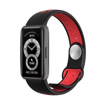 Two-color Smart Silicone Sports Bracelet Strap