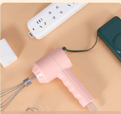 Portable Mini Wireless Electric Egg Beater