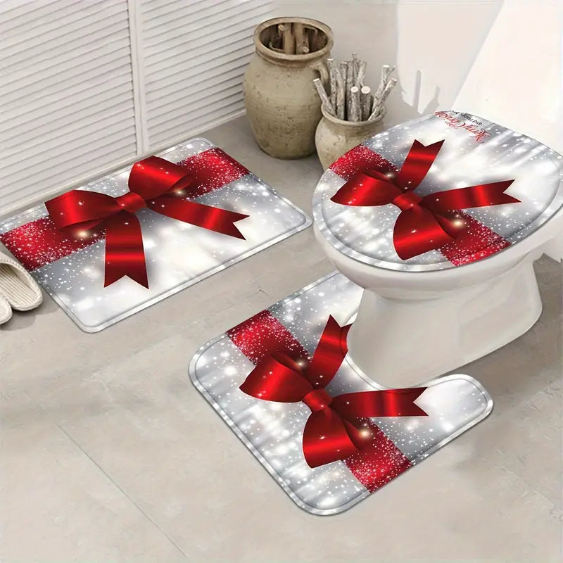 CHRISTMAS SHOWER COUTAIN SET