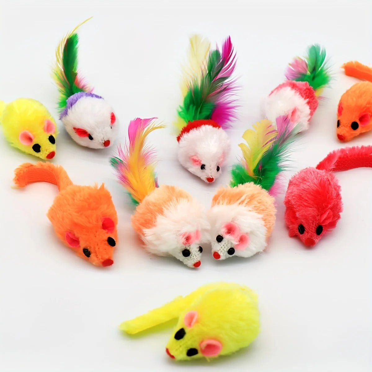 Indoor Catnip Plush Mouse Toy - PickXee