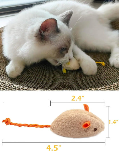 Indoor Catnip Plush Mouse Toy - PickXee