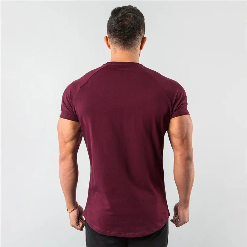 Men's Slim Fit Gym Top Tee - PickXee