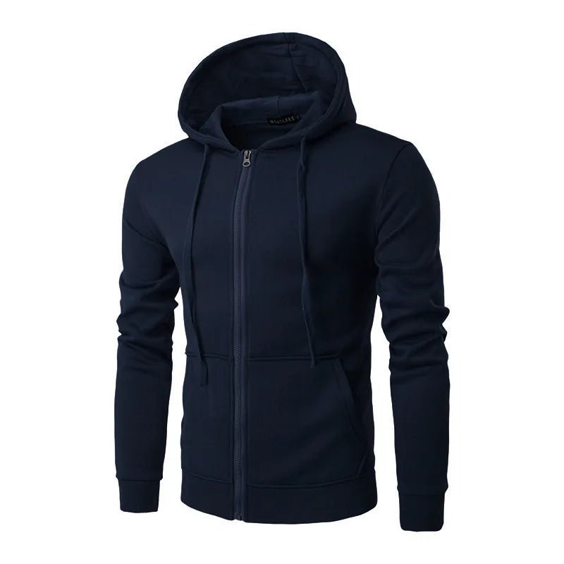 Men's Slim Fit Zip Hoodie - PickXee
