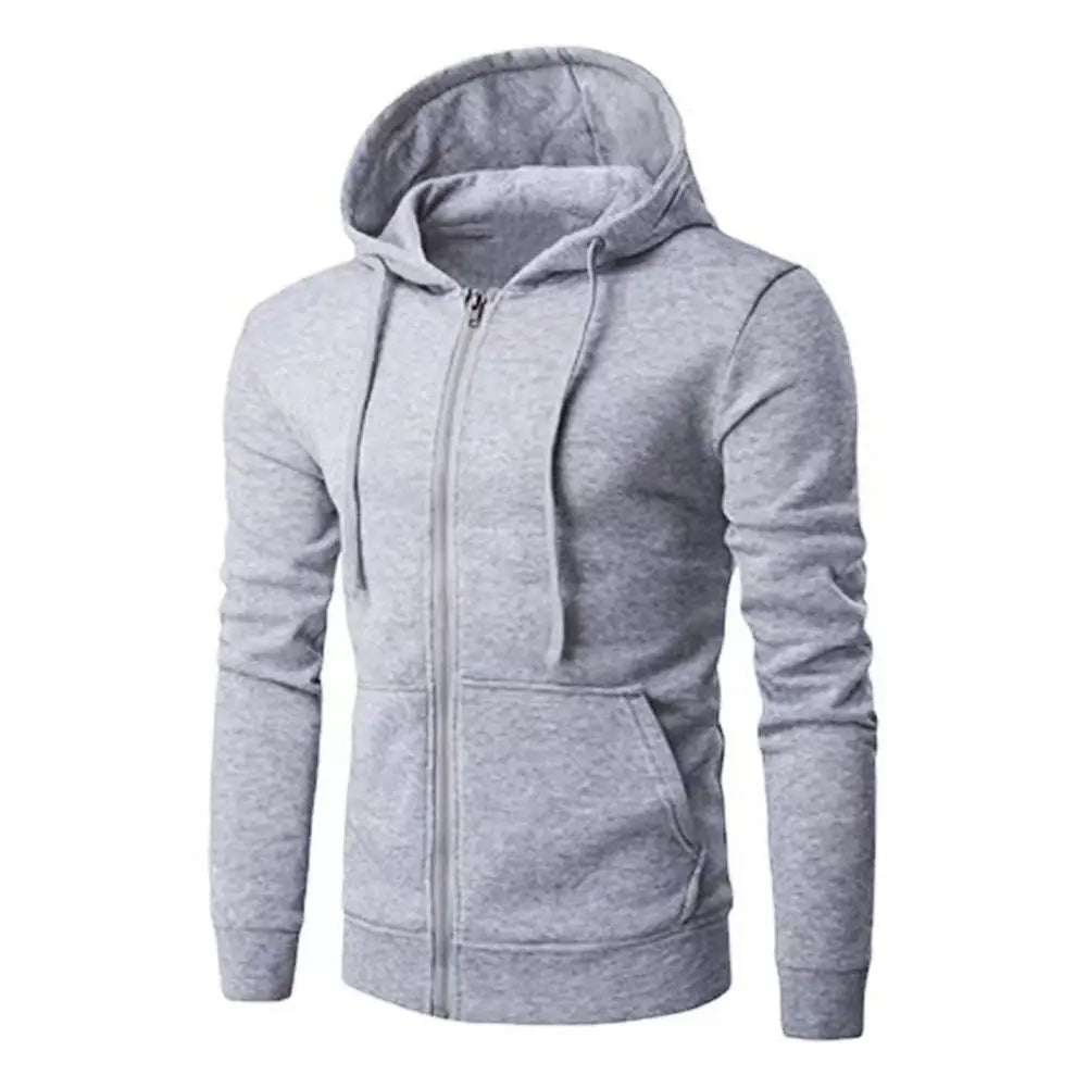 Men's Slim Fit Zip Hoodie - PickXee