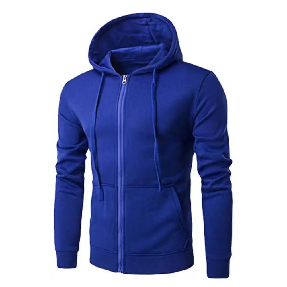 Men's Slim Fit Zip Hoodie - PickXee